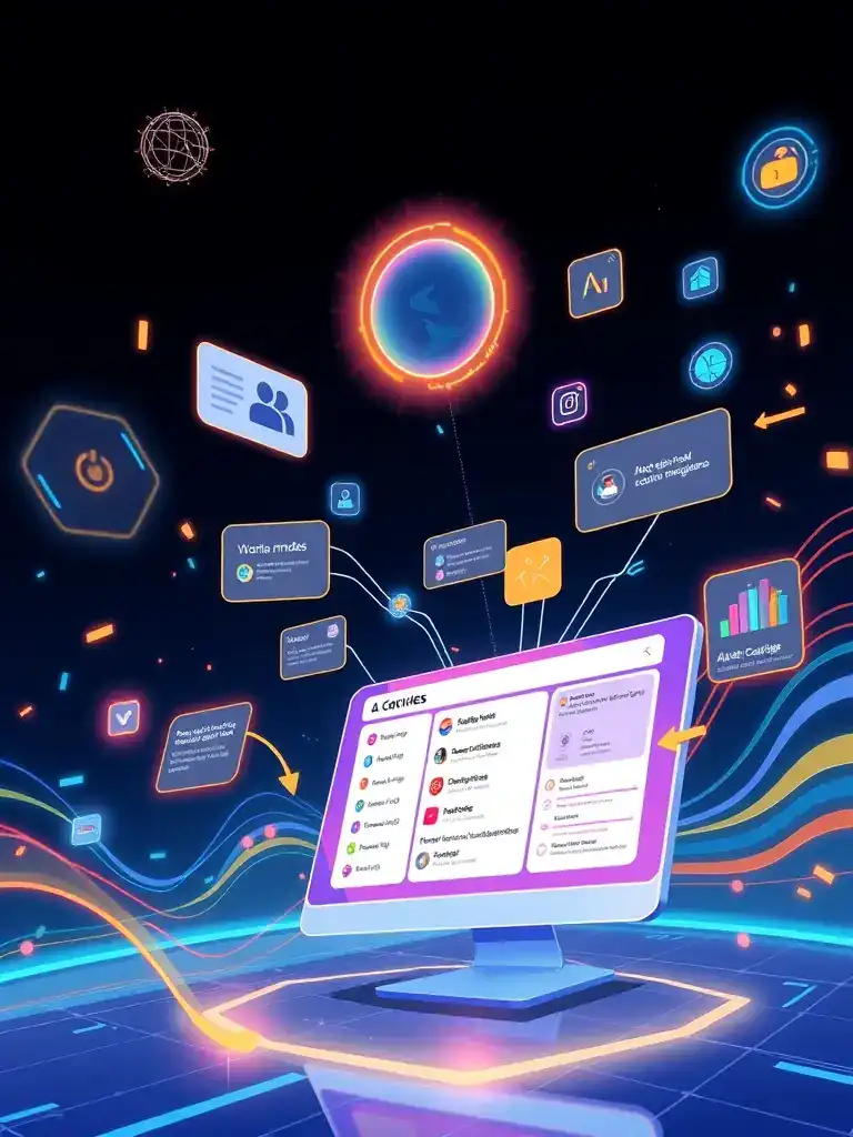 An image showcasing the AI-powered features of the Kinetic Community platform, such as intelligent task management or personalized recommendations.